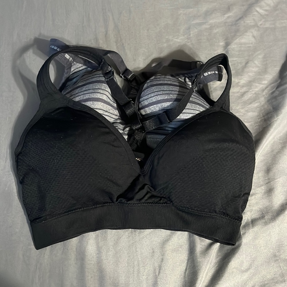 Two Jockey Molded Cup Sports Bras Size Small